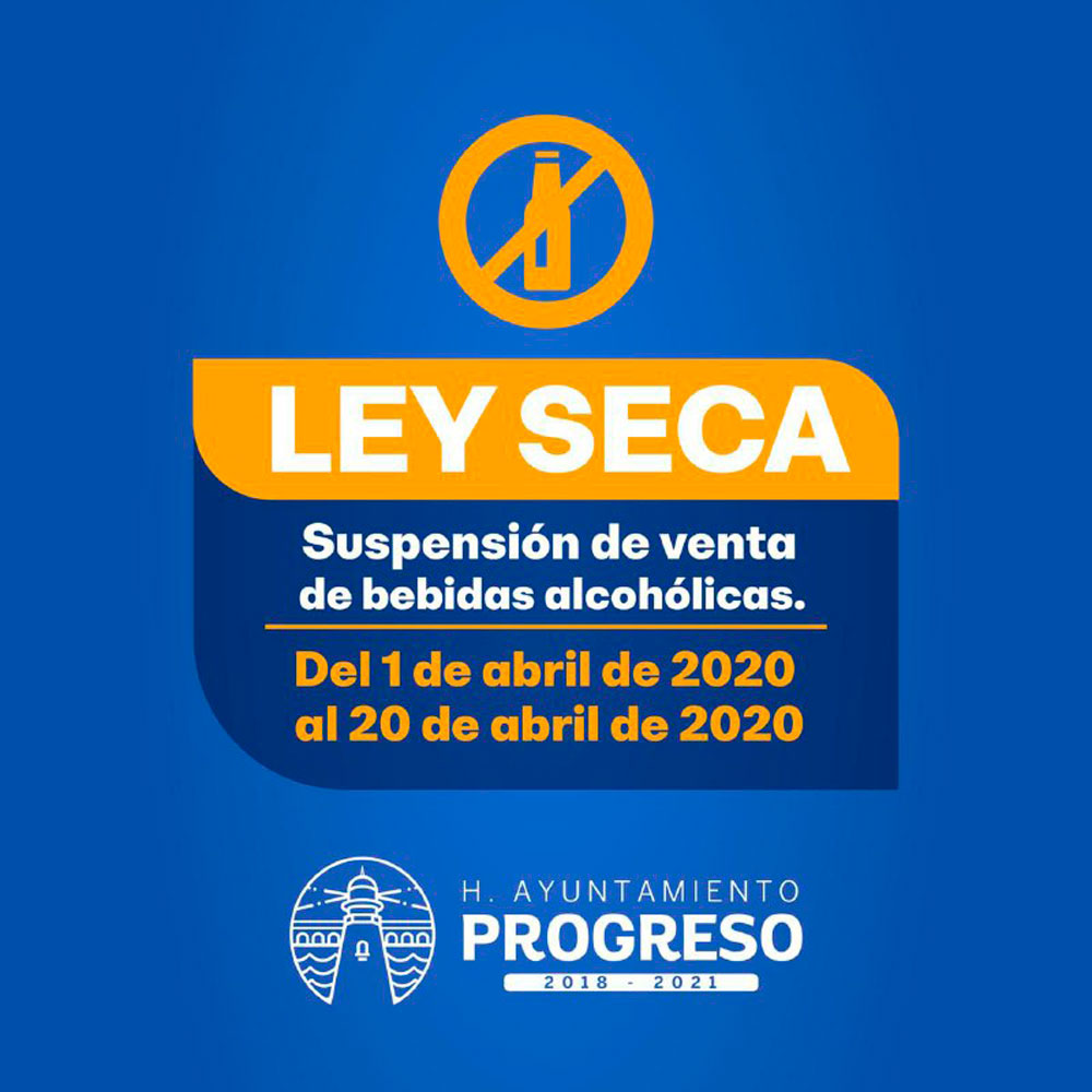 Por la integridad de las familias progreseñas activaremos la ley seca