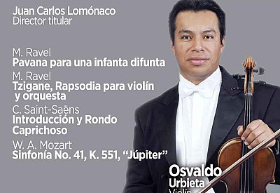 Ofrecerá OSY música gitana con Tzigane, Rapsodia para violín y orquesta de Ravel